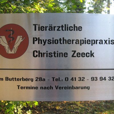 Praxisschild